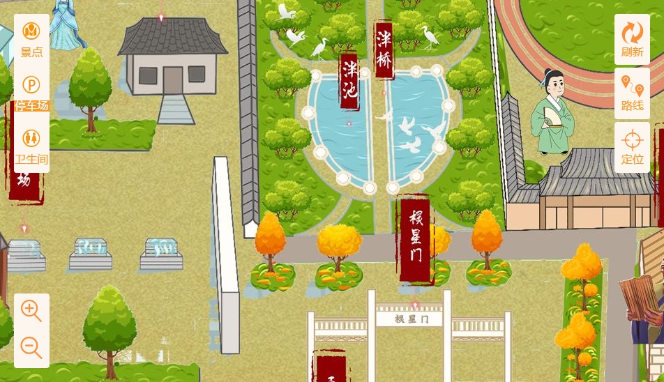 宜川手绘地图景区语音讲解导览系统：智慧景区建设的基石